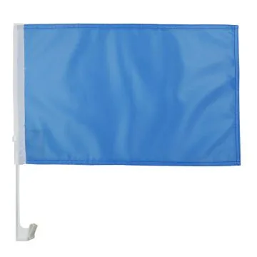 Drapeau de voiture Unicolore Bleu 45x30cm - Carflag de couleur bleur 30 x 45 cm