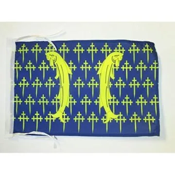 DRAPEAU MEUSE 45x30cm - PAVILLON DÉPARTEMENT MEUSIEN 30 x 45 cm haute qualité