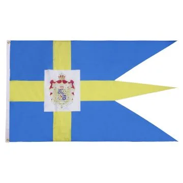 DRAPEAU ROYAL SUÈDE 150x90cm - DRAPEAU SUÉDOIS 90 x 150 cm - DRAPEAUX