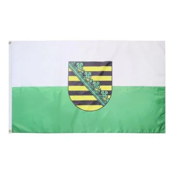 DRAPEAU SAXE 90x60cm - DRAPEAU SACHSEN - LAND ALLEMAGNE 60 x 90 cm - DRAPEAUX