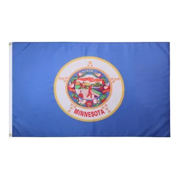 DRAPEAU MINNESOTA 150x90cm - DRAPEAU ETAT AMÉRICAIN - USA - ETATS-UNIS 90 x 150 cm - DRAPEAUX