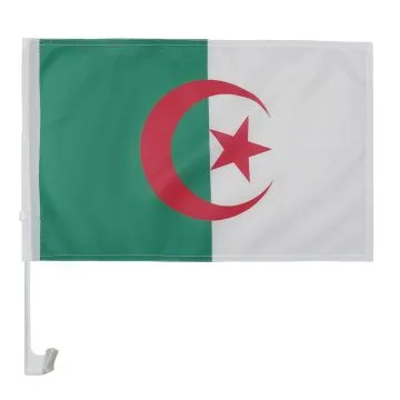 Drapeau de voiture ALGÉRIE 45x30cm - Carflag ALGÉRIEN 30 x 45 cm