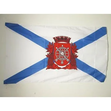 Bandiera Rio de Janeiro 90 x 60 cm poliestere 100D guaina per asta