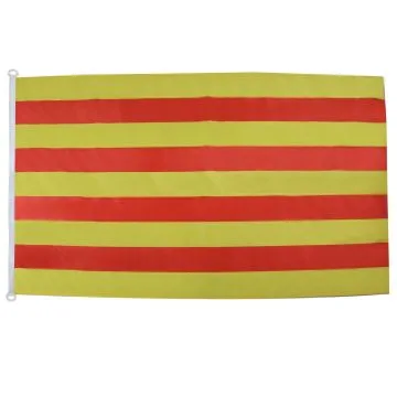 DRAPEAU CATALOGNE 150x90cm - DRAPEAU CATALAN 90 x 150 cm Spécial Extérieur - DRAPEAUX