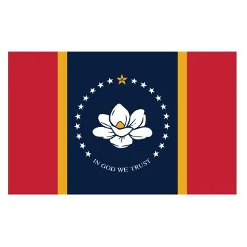 Mississippi 2020 Flag 2' x 3' 100D polyester grommets