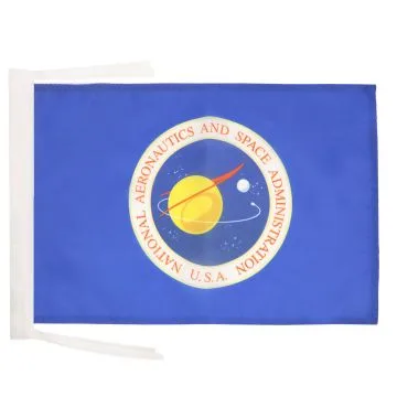DRAPEAU NASA DES ETATS-UNIS 45x30cm - PAVILLON NATIONAL AERONAUTICS AND SPACE ADMINISTRATION DES USA 30 x 45 cm haute qualité