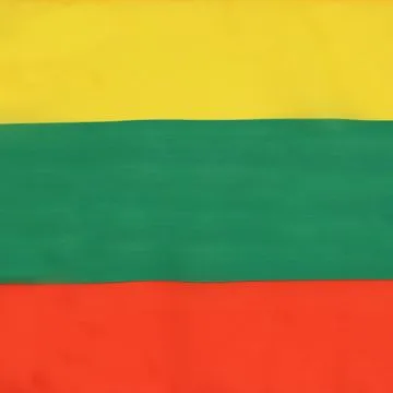 DRAPEAU LITUANIE 45x30cm - PAVILLON LITUANIEN 30 x 45 cm polyester léger