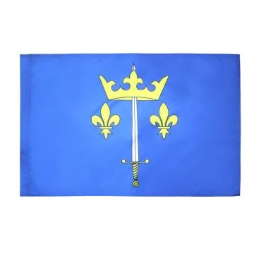 DRAPEAU JEANNE D\'ARC 150x90cm - DRAPEAU ARMOIRIES JEANNE D\'ARC 90 x 150 cm Fourreau pour hampe