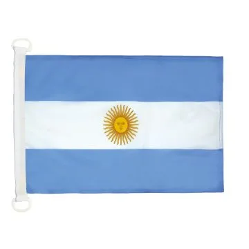 PAVILLON NAUTIQUE ARGENTINE 45x30cm - DRAPEAU DE BATEAU ARGENTIN 30 x 45 cm