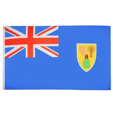 DRAPEAU ILES TURQUES-ET-CAÏQUES 90x60cm - DRAPEAU ANGLAIS 60 x 90 cm - DRAPEAUX