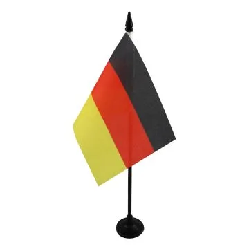 DRAPEAU DE TABLE ALLEMAGNE 15x10cm - PETIT DRAPEAUX DE BUREAU ALLEMAND 10 x 15 cm
