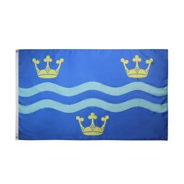 DRAPEAU COMTÉ DE CAMBRIDGESHIRE BLEU 150x90cm - DRAPEAU COUNTY OF CAMBRIDGE - ANGLETERRE 90 x 150 cm - DRAPEAUX