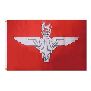 DRAPEAU PARACHUTE REGIMENT DU ROYAUME-UNI 90x60cm - DRAPEAU BRITISH ARMY 60 x 90 cm - DRAPEAUX