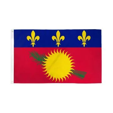 Guadeloupe Alternative Flag 2' x 3' 100D polyester grommets