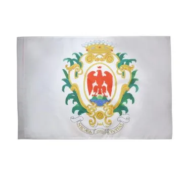 DRAPEAU VILLE DE NICE 90x60cm - DRAPEAU DE NICE 60 x 90 cm Fourreau pour hampe