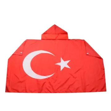 DRAPEAU CAPE TURQUIE 150x90cm - BODY FLAG SUPPORTER TURC 90 x 150 cm