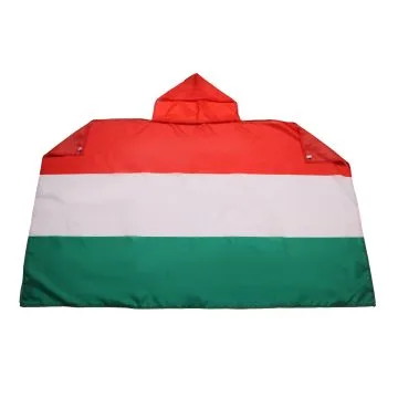 DRAPEAU CAPE HONGRIE 150x90cm - BODY FLAG SUPPORTER HONGROIS 90 x 150 cm