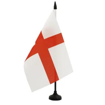 DRAPEAU DE TABLE ANGLETERRE 21x14cm - PETIT DRAPEAUX DE BUREAU ANGLAIS 14 x 21 cm