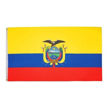 DRAPEAU EQUATEUR 90x60cm - DRAPEAU ÉQUATORIEN 60 x 90 cm - DRAPEAUX