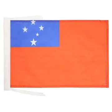 DRAPEAU SAMOA 45x30cm - PAVILLON SAMOAN 30 x 45 cm polyester léger