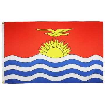 DRAPEAU KIRIBATI 90x60cm - DRAPEAU KIRIBATIEN 60 x 90 cm - DRAPEAUX