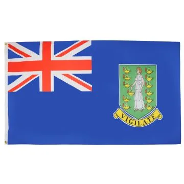 DRAPEAU ILES VIERGES BRITANNIQUES 90x60cm - DRAPEAU ANGLAIS 60 x 90 cm - DRAPEAUX