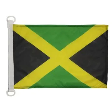 PAVILLON NAUTIQUE JAMAÏQUE 45x30cm - DRAPEAU DE BATEAU JAMAÏCAIN 30 x 45 cm