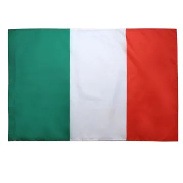 Drapeau national de course automobile Italie 90x60cm - Drapeau de commissaire 60 x 90 cm Fourreau pour hampe