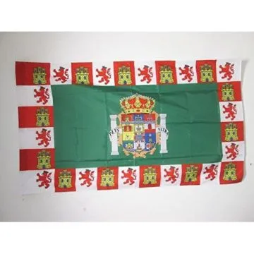 DRAPEAU PROVINCE DE CADIX 150x90cm - DRAPEAU CADIZ EN ANDALOUSIE 90 x 150 cm Fourreau pour hampe