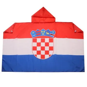DRAPEAU CAPE CROATIE 150x90cm - BODY FLAG SUPPORTER CROATE 90 x 150 cm