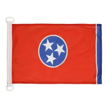 Pavillon nautique Tennessee 45x30cm - Drapeau de bateau Etat américain - USA - Etats-Unis 30 x 45 cm