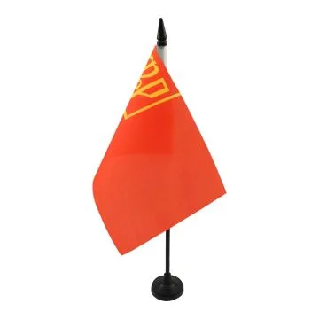 Drapeau de table Russie RSFSR 1918-1925 21x14cm - PETIT Drapeaux DE BUREAU de la RSFSR en URSS 14 x 21 cm