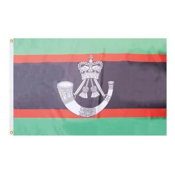 DRAPEAU ARMÍ?E DU ROYAUME-UNI THE RIFLES 90x60cm - DRAPEAU BRITISH ARMY 60 x 90 cm - DRAPEAUX