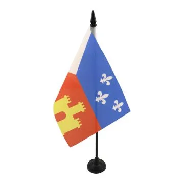 Drapeau de table Cajuns de Louisiane 21x14cm - PETIT Drapeaux DE BUREAU des Cadiens 14 x 21 cm