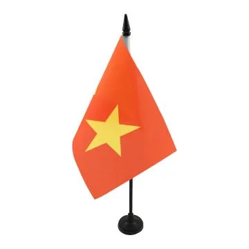 Drapeau de table Tigréens d\'Ethiopie 21x14cm - PETIT Drapeaux DE BUREAU de Tigré 14 x 21 cm