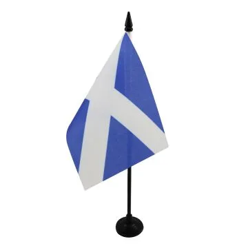 DRAPEAU DE TABLE ECOSSE 15x10cm - PETIT DRAPEAUX DE BUREAU ÉCOSSAIS 10 x 15 cm