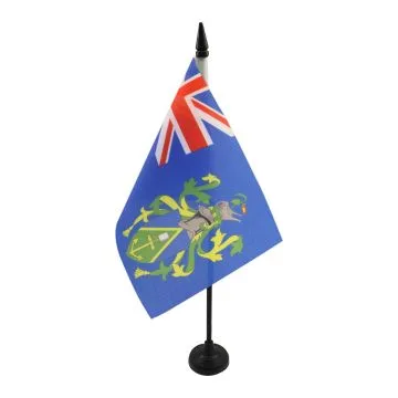 DRAPEAU DE TABLE Í?LES PITCAIRN 21x14cm - PETIT DRAPEAUX DE BUREAU PITCAIRN ISLANDS 14 x 21 cm