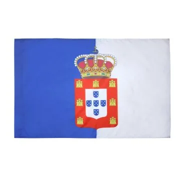 DRAPEAU ROYAUME DE PORTUGAL 1139-1910 150x90cm - DRAPEAU ROYAL PORTUGAIS 90 x 150 cm Fourreau pour hampe