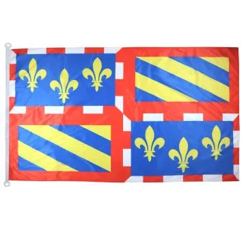 DRAPEAU BOURGOGNE 150x90cm - DRAPEAU BOURGUIGNON - FRANCE 90 x 150 cm Spécial Extérieur - DRAPEAUX