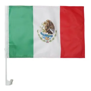 Drapeau de voiture MEXIQUE 45x30cm - Carflag MEXICAIN 30 x 45 cm
