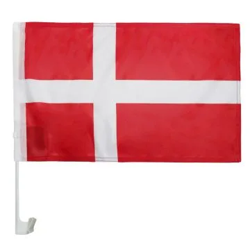 Drapeau de voiture DANEMARK 45x30cm - Carflag DANOIS 30 x 45 cm