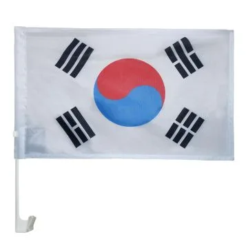 Drapeau de voiture CORÉE DU SUD 45x30cm - Carflag CORÉEN 30 x 45 cm