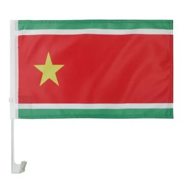 Drapeau de voiture Guadeloupe indépendant 45x30cm - Carflag guadeloupéen indépendantiste 30 x 45 cm