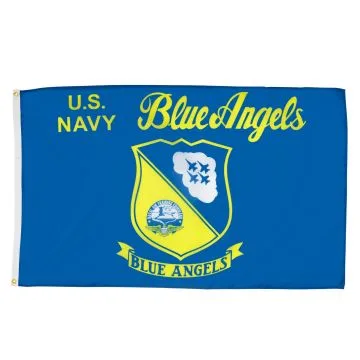 Bandera Blue Angels US Navy 90 x 60 cm poliéster 100D ojales metálicos