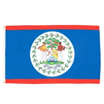 DRAPEAU BELIZE 90x60cm - DRAPEAU BÉLIZIEN 60 x 90 cm - DRAPEAUX