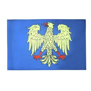 DRAPEAU FRIOUL-VÉNÉTIE JULIENNE 90x60cm - DRAPEAU FRIULI-VENEZIA GIULIA - ITALIE 60 x 90 cm Fourreau pour hampe
