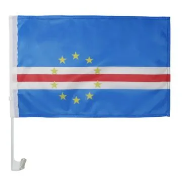 Drapeau de voiture Cap Vert 45x30cm - Carflag cap-verdien 30 x 45 cm