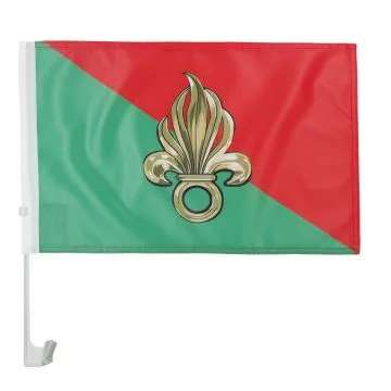 Drapeau de voiture France Légion étrangère 45x30cm - Carflag armée française 30 x 45 cm