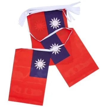 Guirlande Drapeau Mayorque 12 mètres | 20 drapeaux 45x30 cm