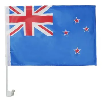 Drapeau de voiture NOUVELLE-ZÉLANDE 45x30cm - Carflag NÉO-ZÉLANDAIS 30 x 45 cm